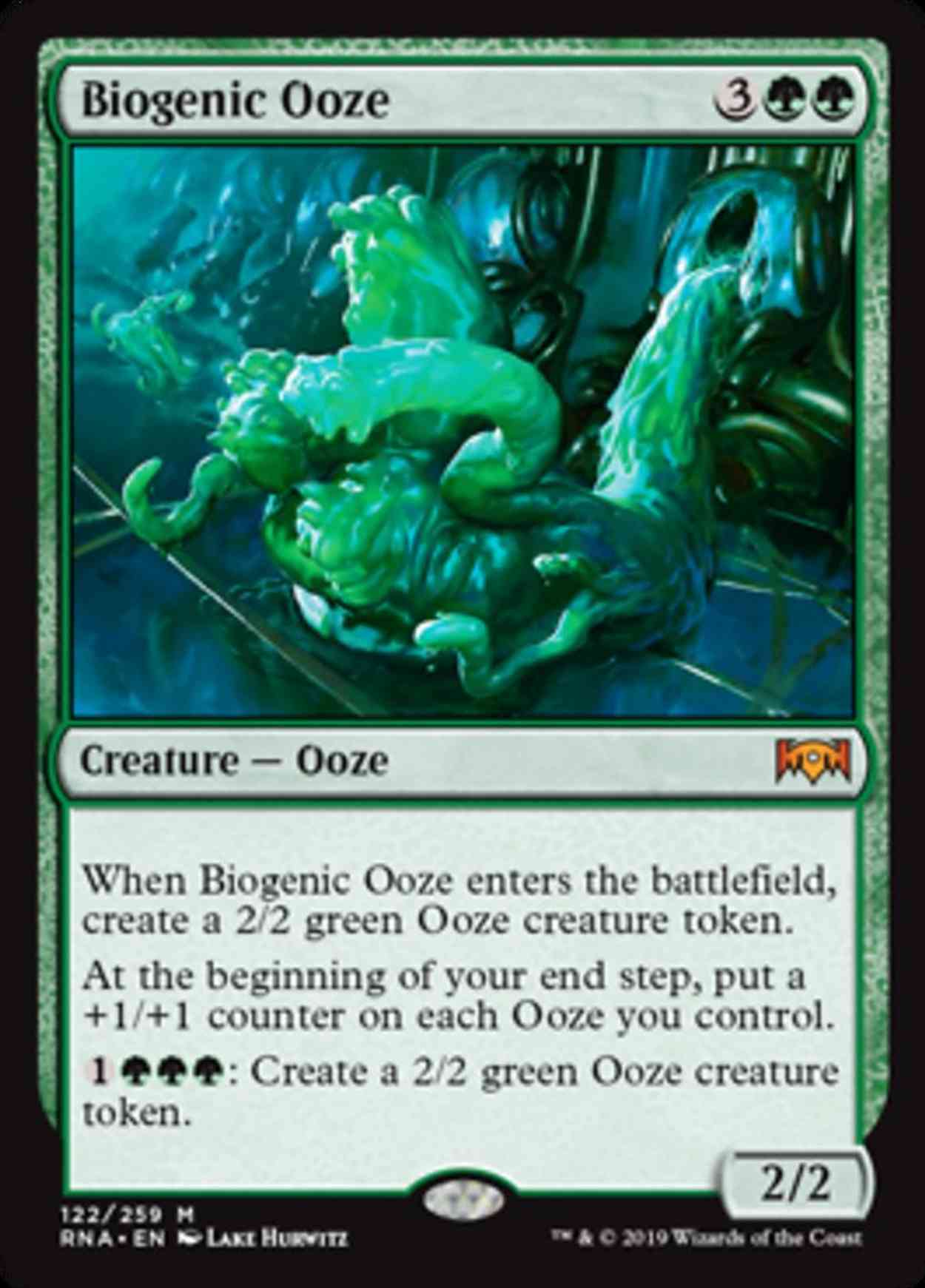 Biogenic Ooze magic card front