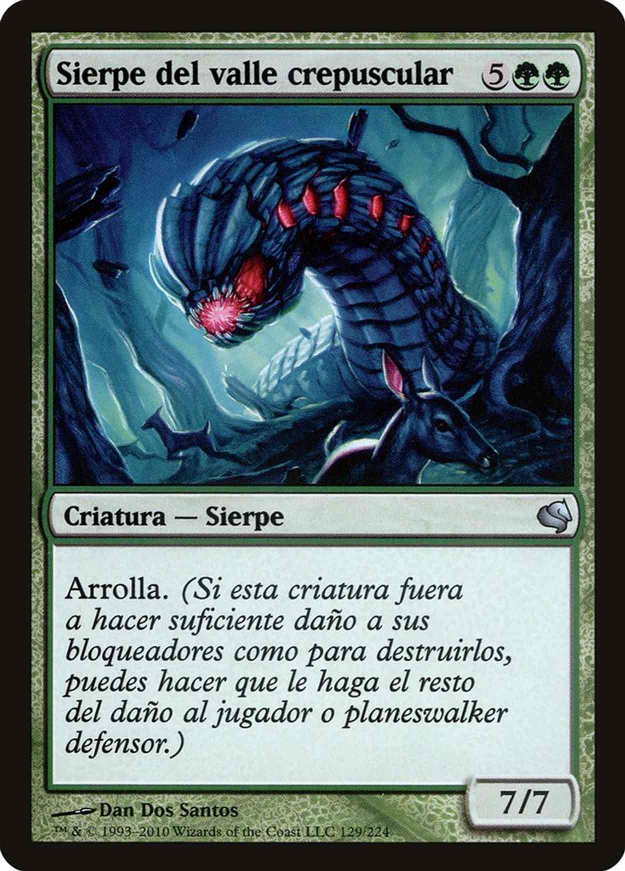 Duskdale Wurm (Retro Frame) magic card front