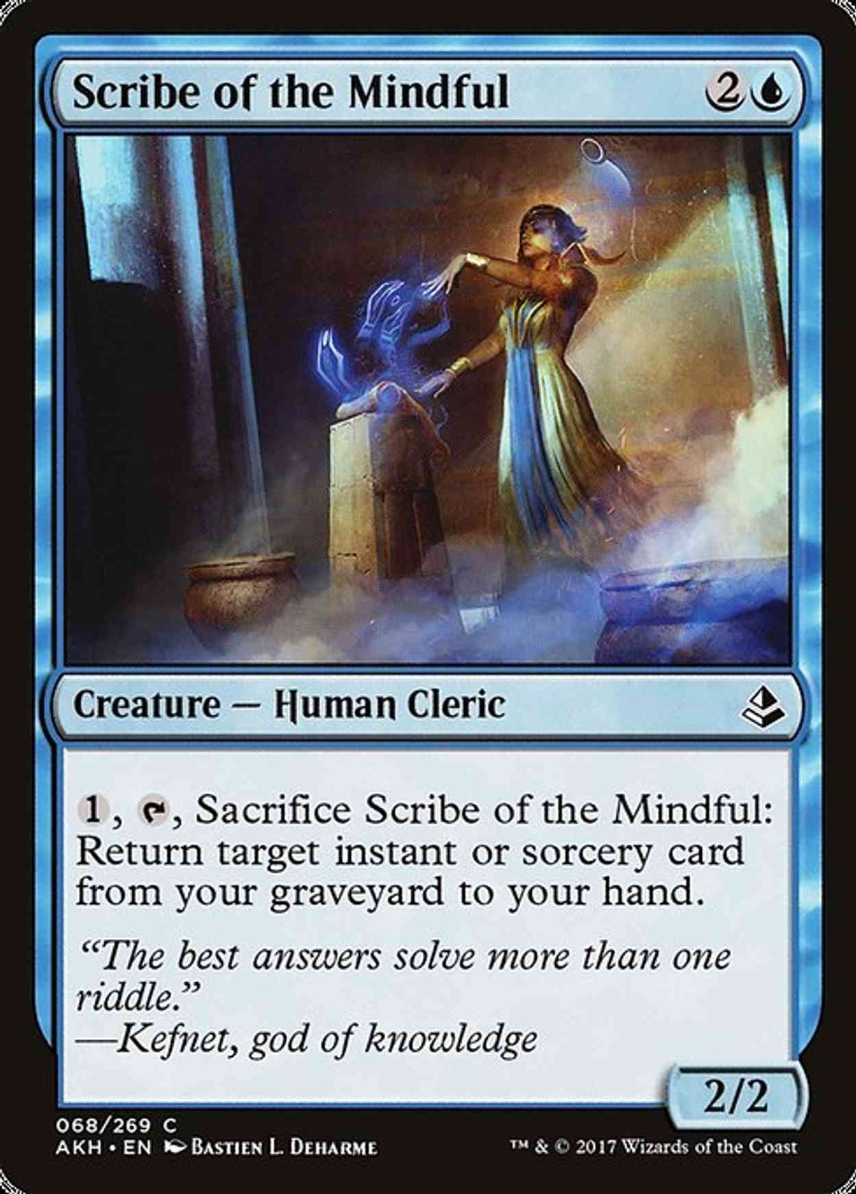 Scribe of the Mindful magic card front