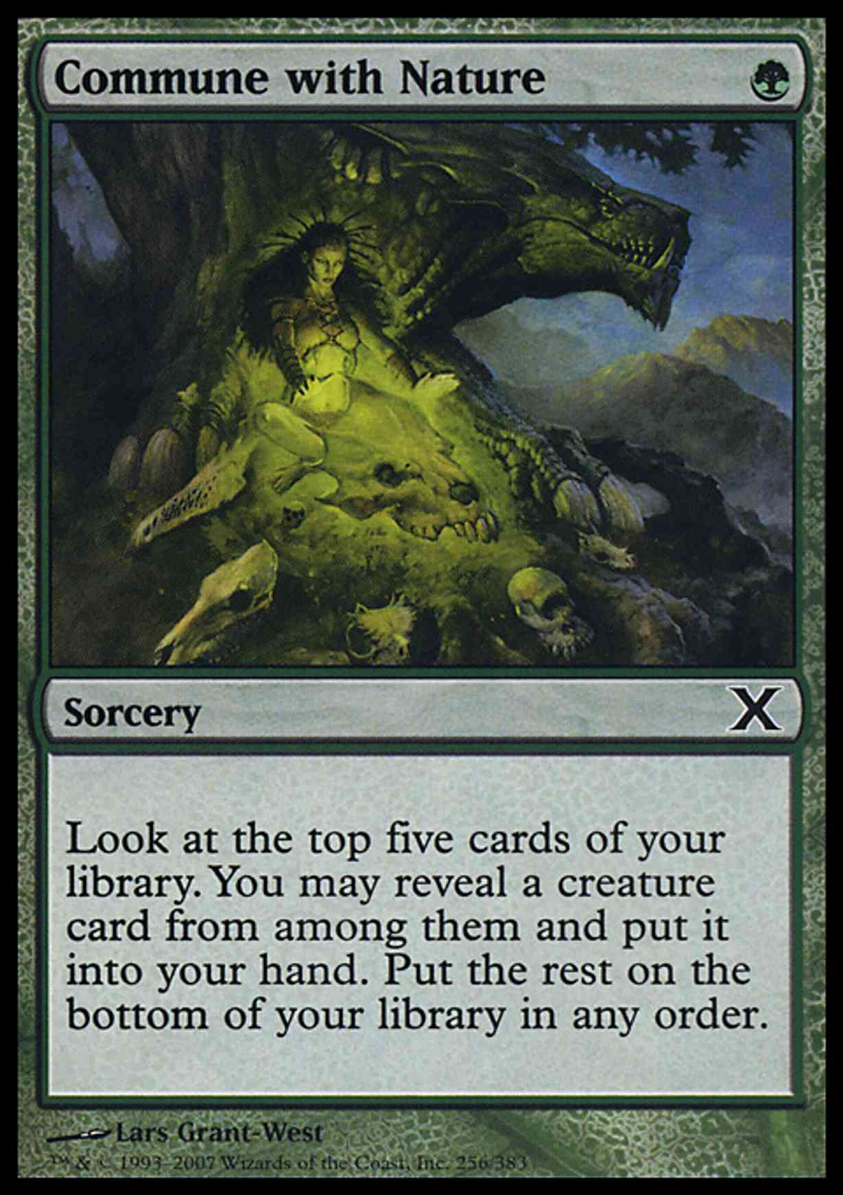 Commune with Nature magic card front