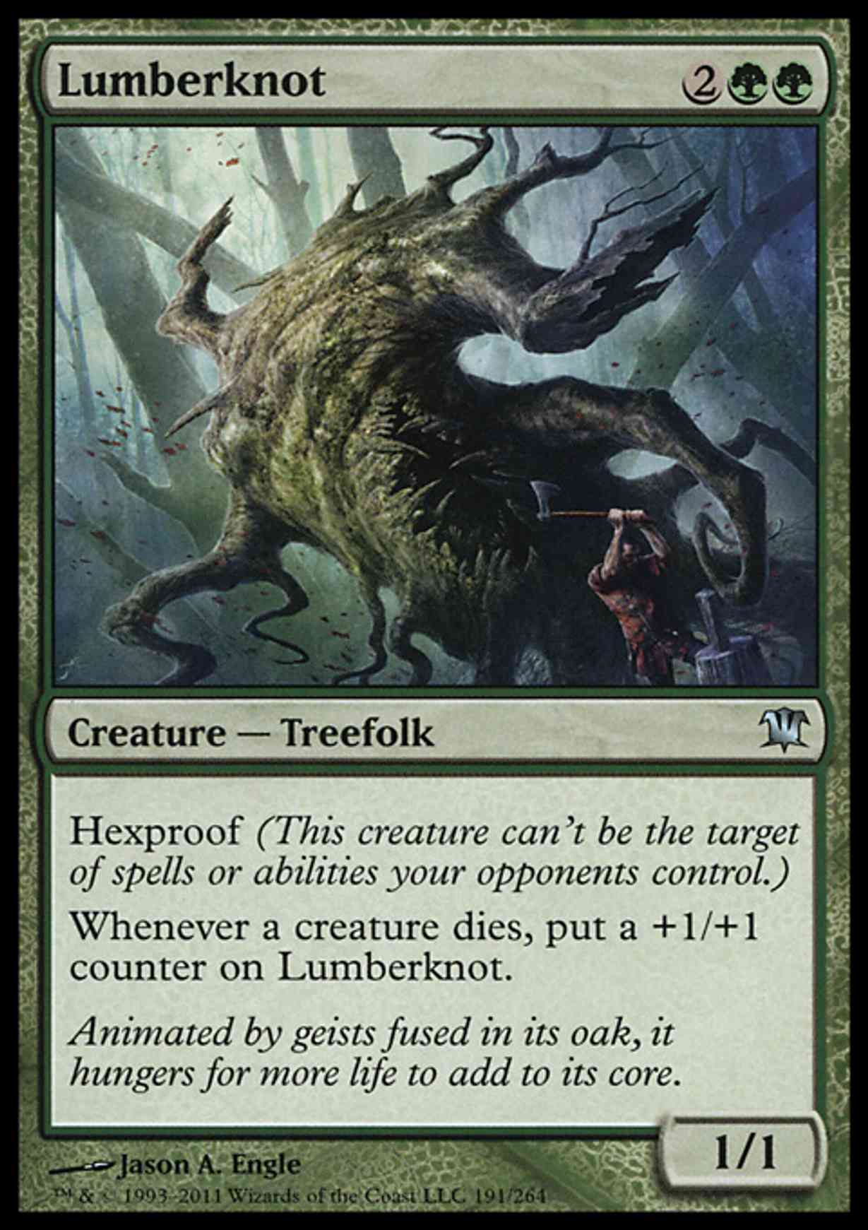 Lumberknot magic card front