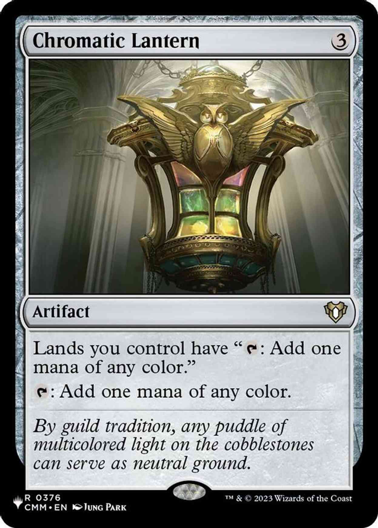 Chromatic Lantern (CMM) magic card front