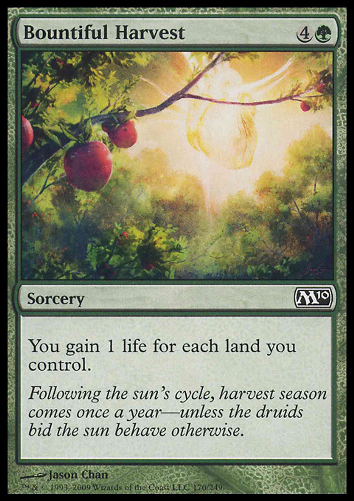 Bountiful Harvest magic card front