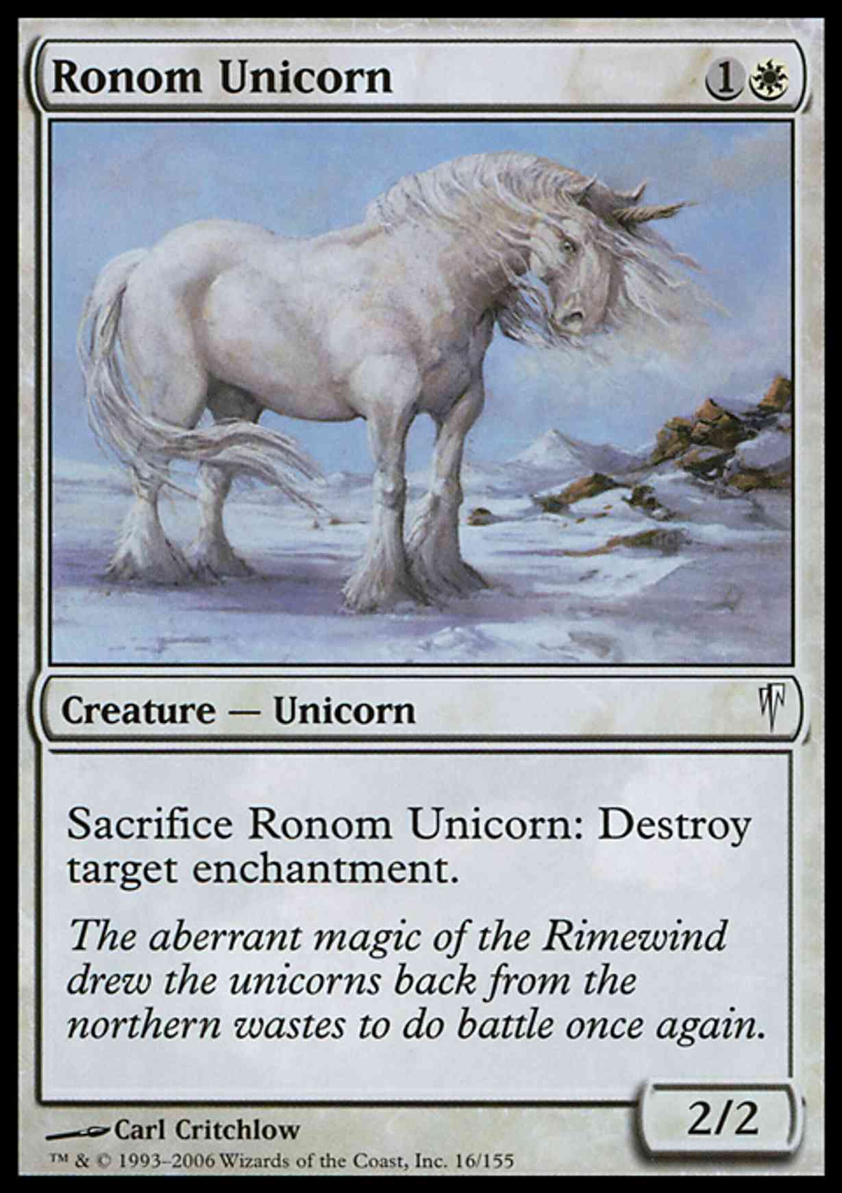 Ronom Unicorn magic card front