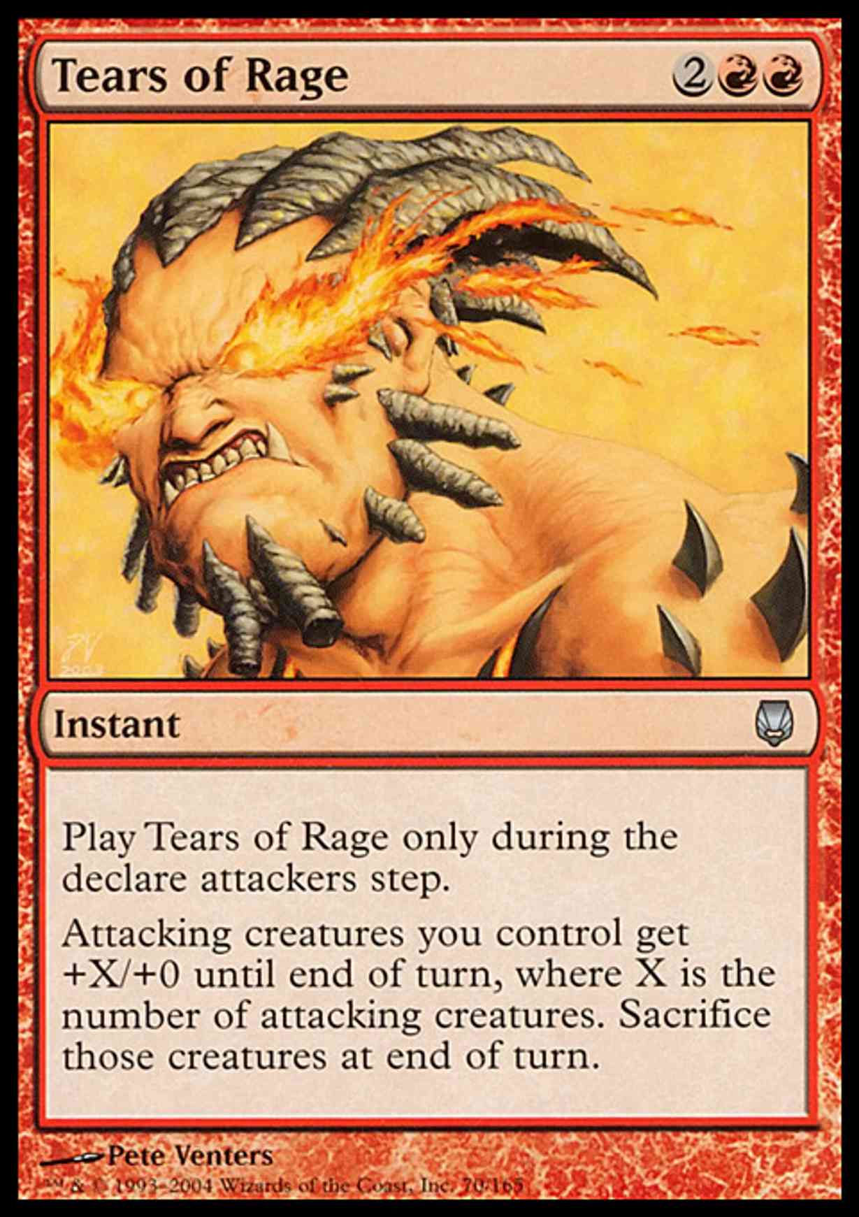 Tears of Rage magic card front