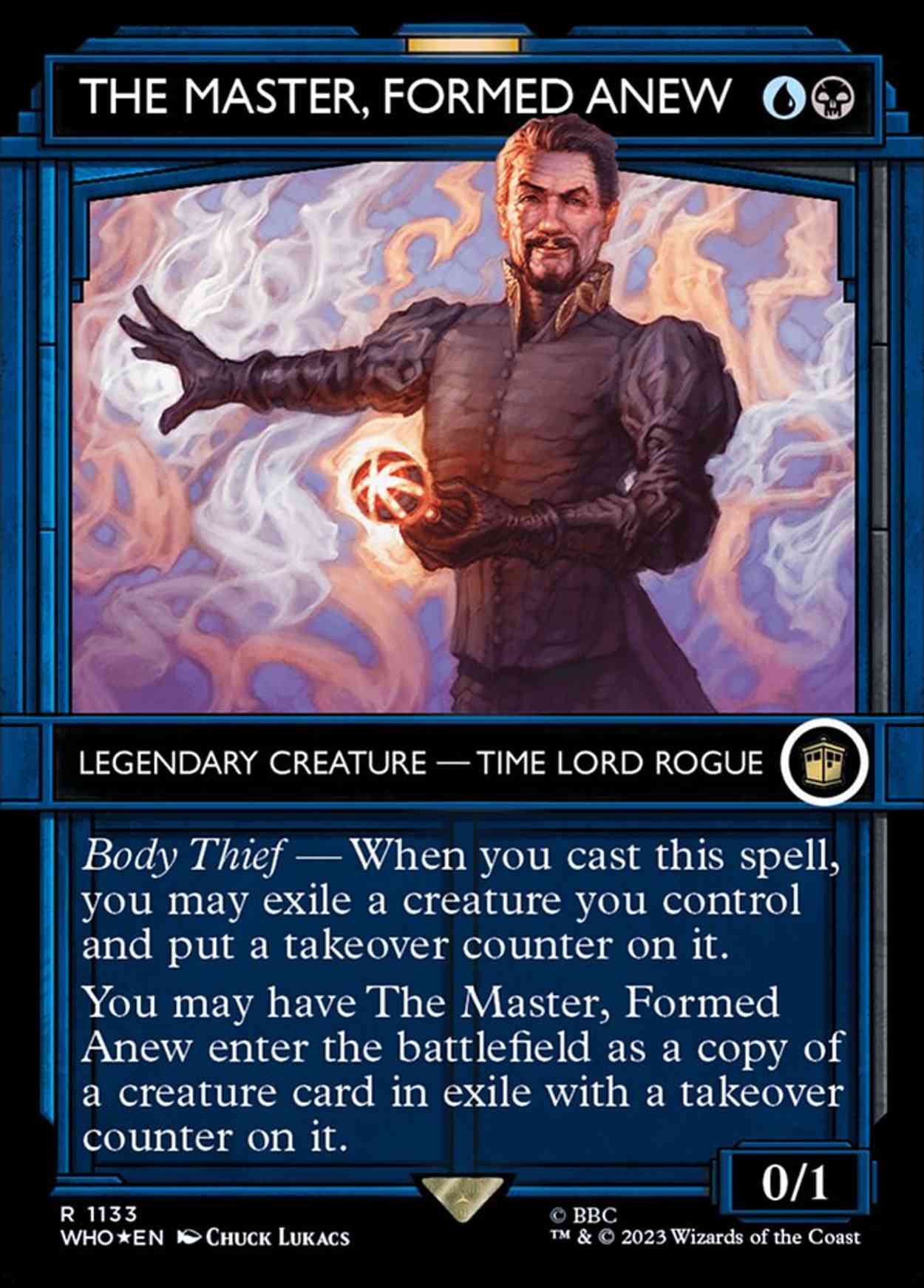 The Master, Formed Anew (Showcase) (Surge Foil) magic card front