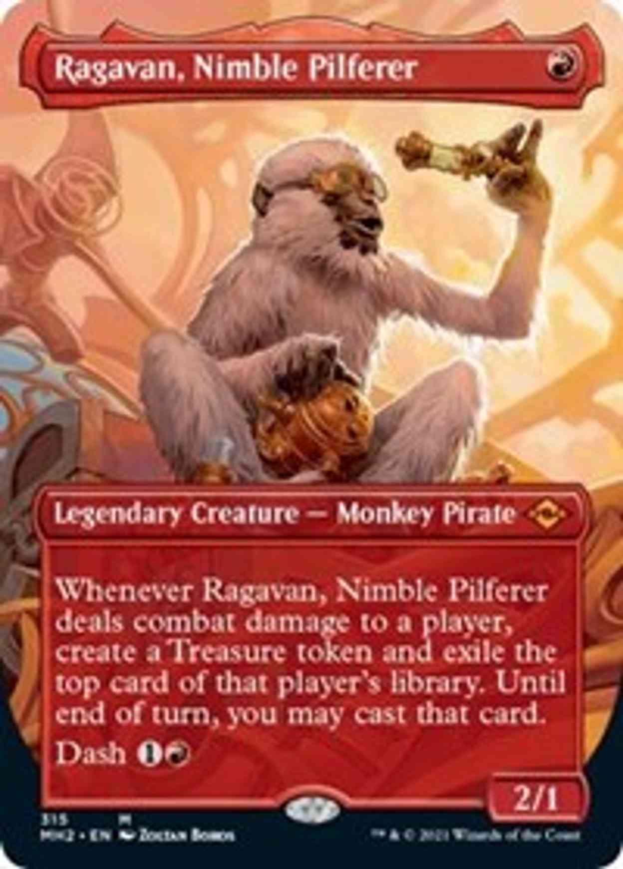 Ragavan, Nimble Pilferer (Borderless) magic card front