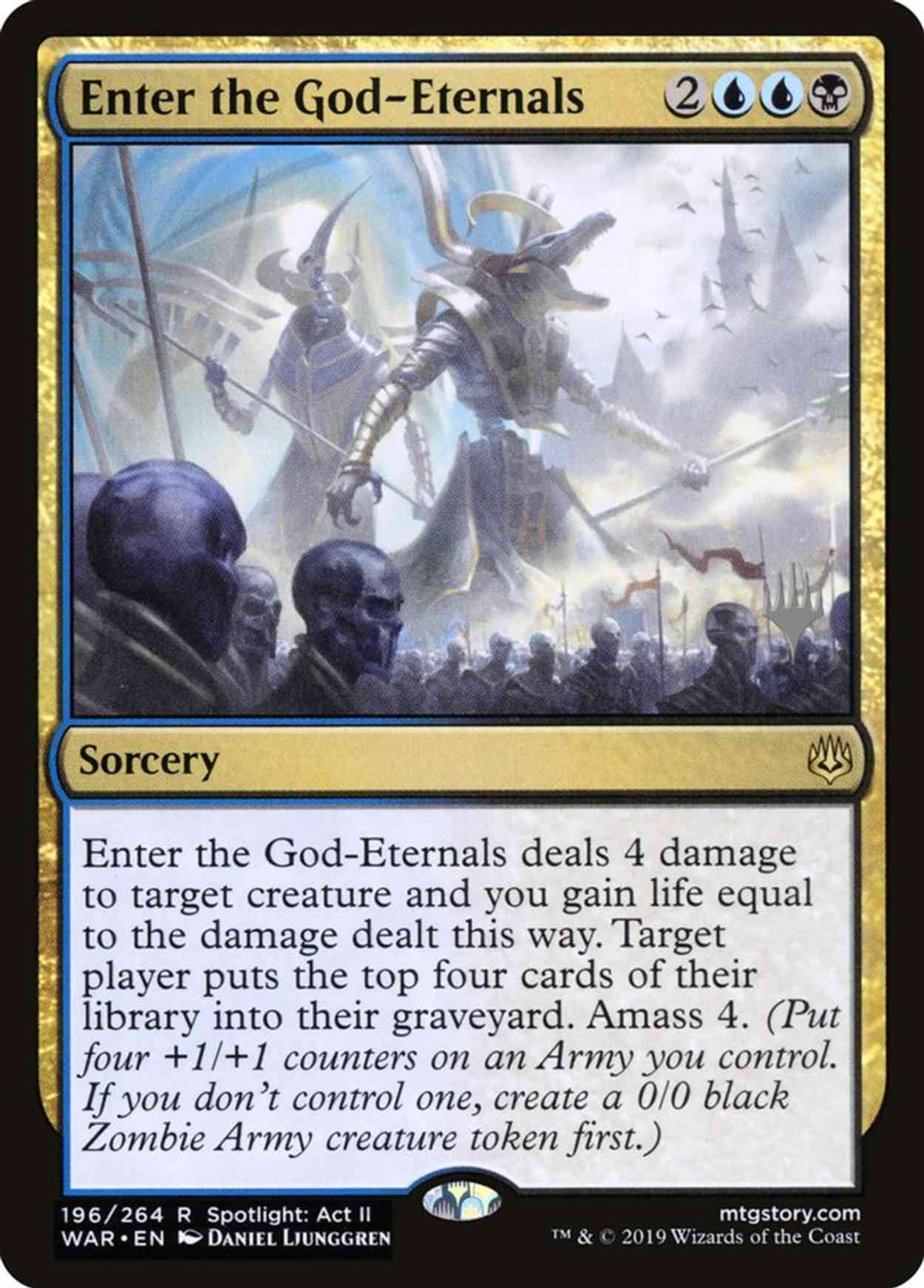 Enter the God-Eternals magic card front