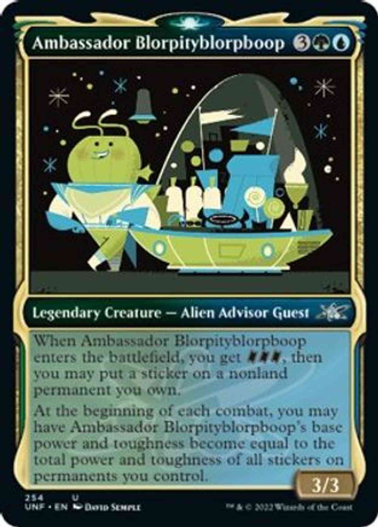 Ambassador Blorpityblorpboop (Showcase) magic card front