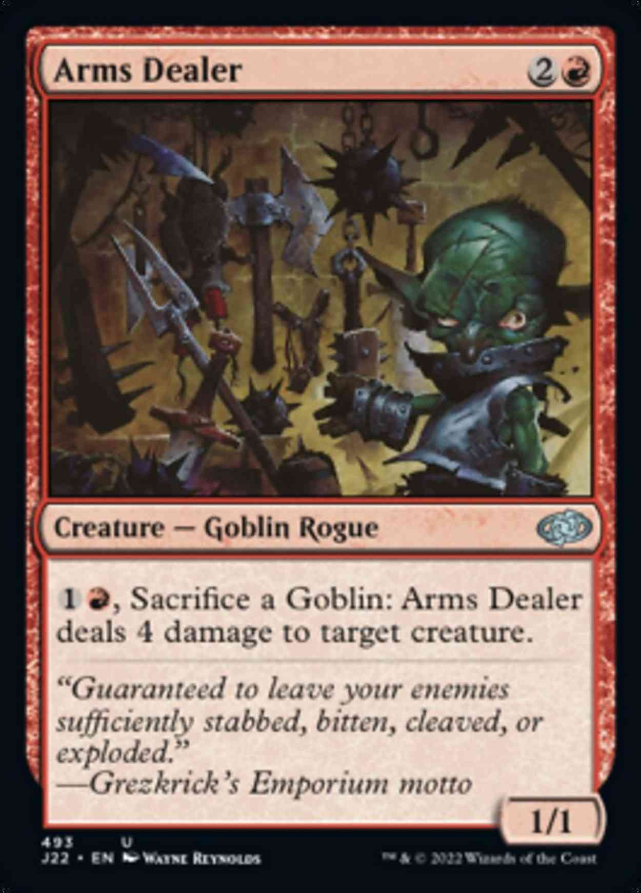 Arms Dealer magic card front