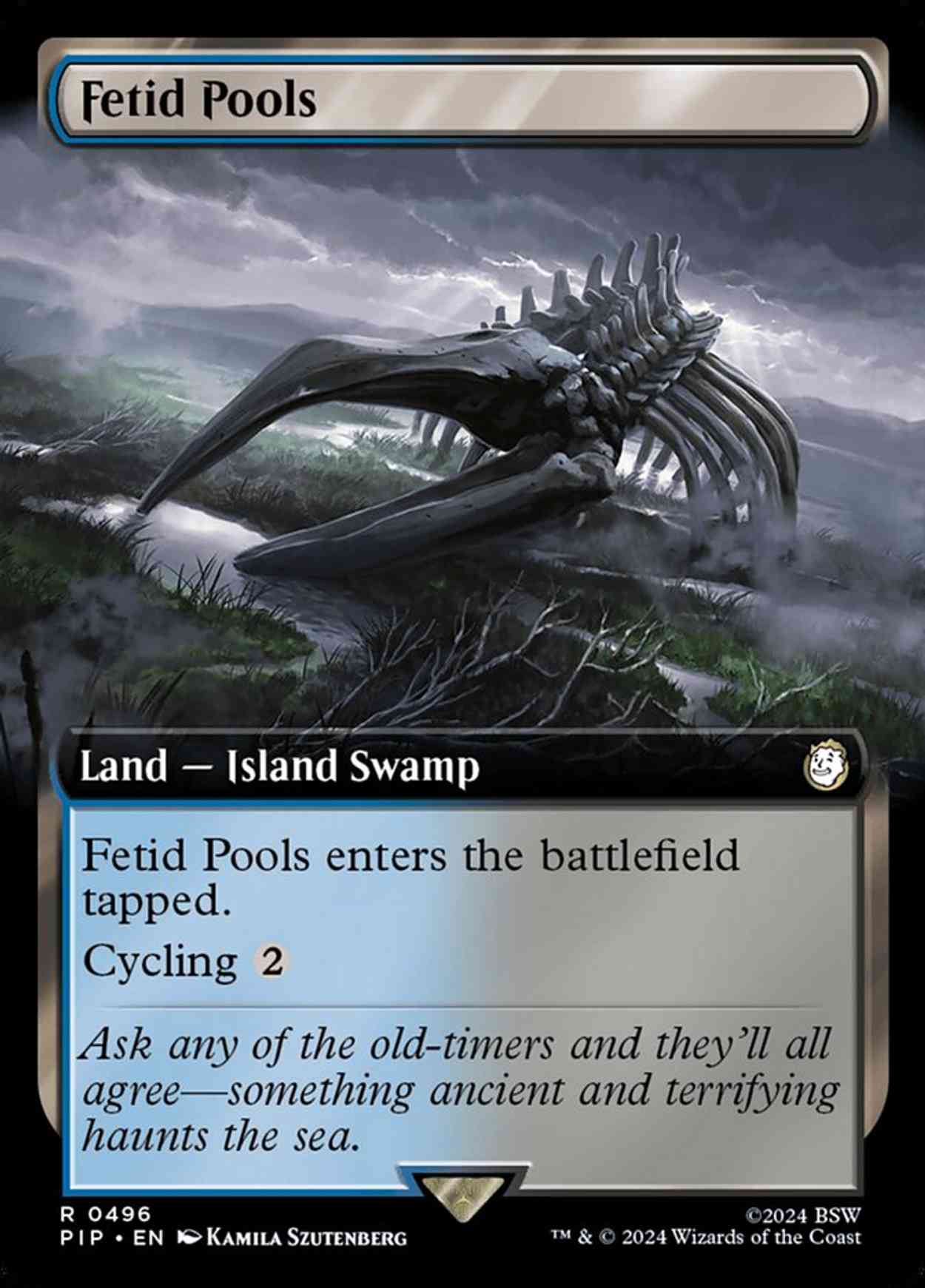 Fetid Pools (Extended Art) magic card front