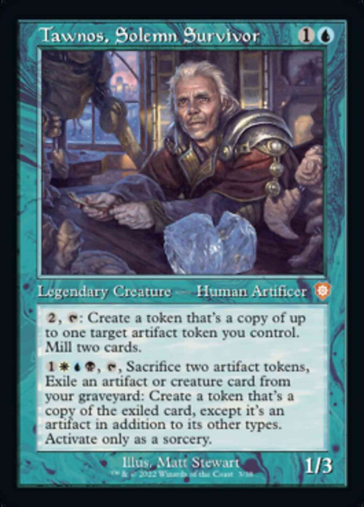 Tawnos, Solemn Survivor magic card front
