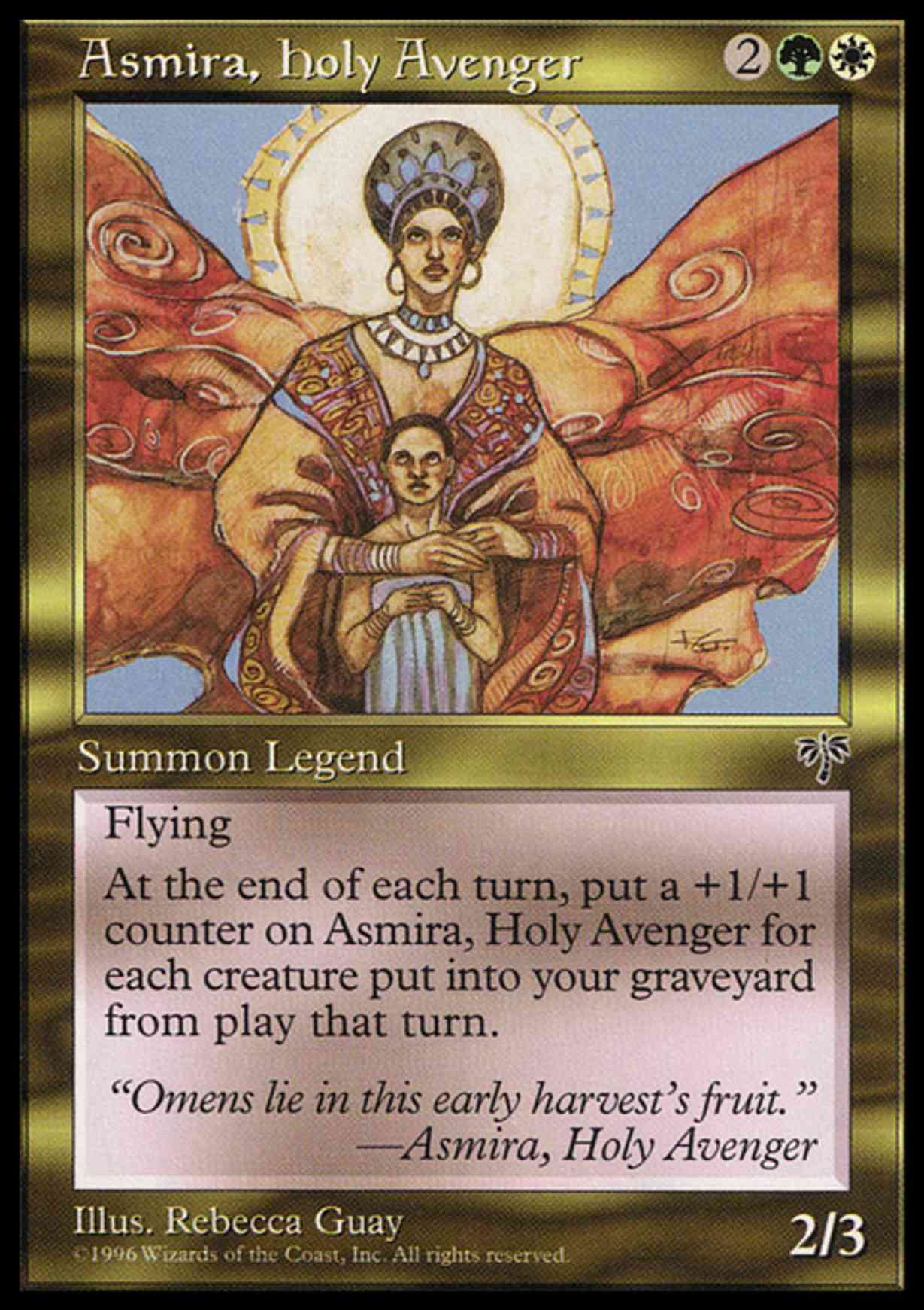 Asmira, Holy Avenger magic card front