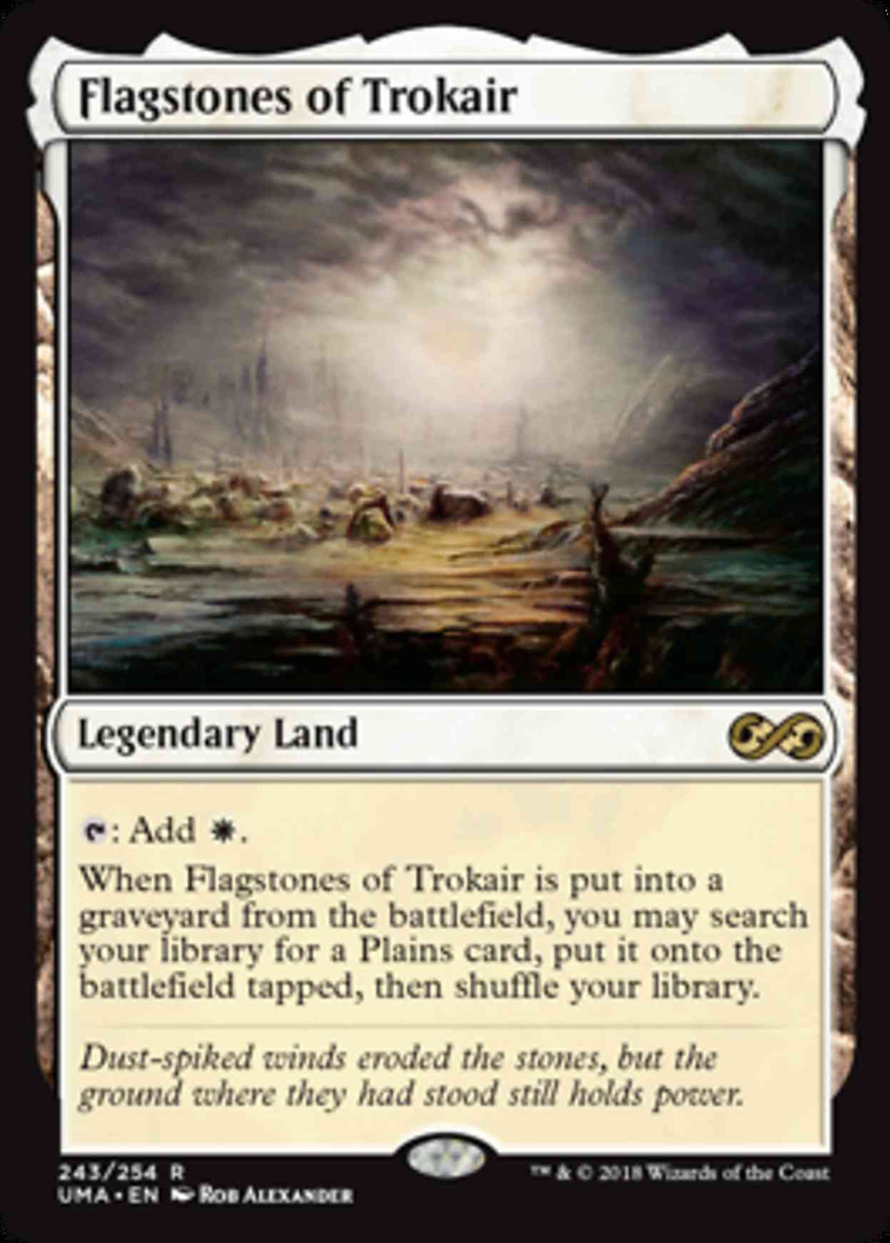 Flagstones of Trokair magic card front