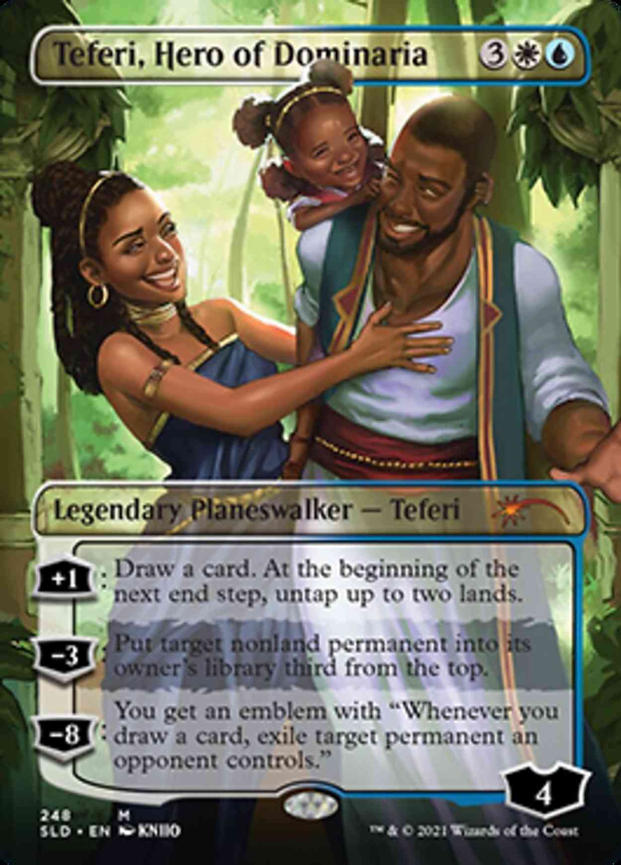 Teferi, Hero of Dominaria (Borderless) magic card front