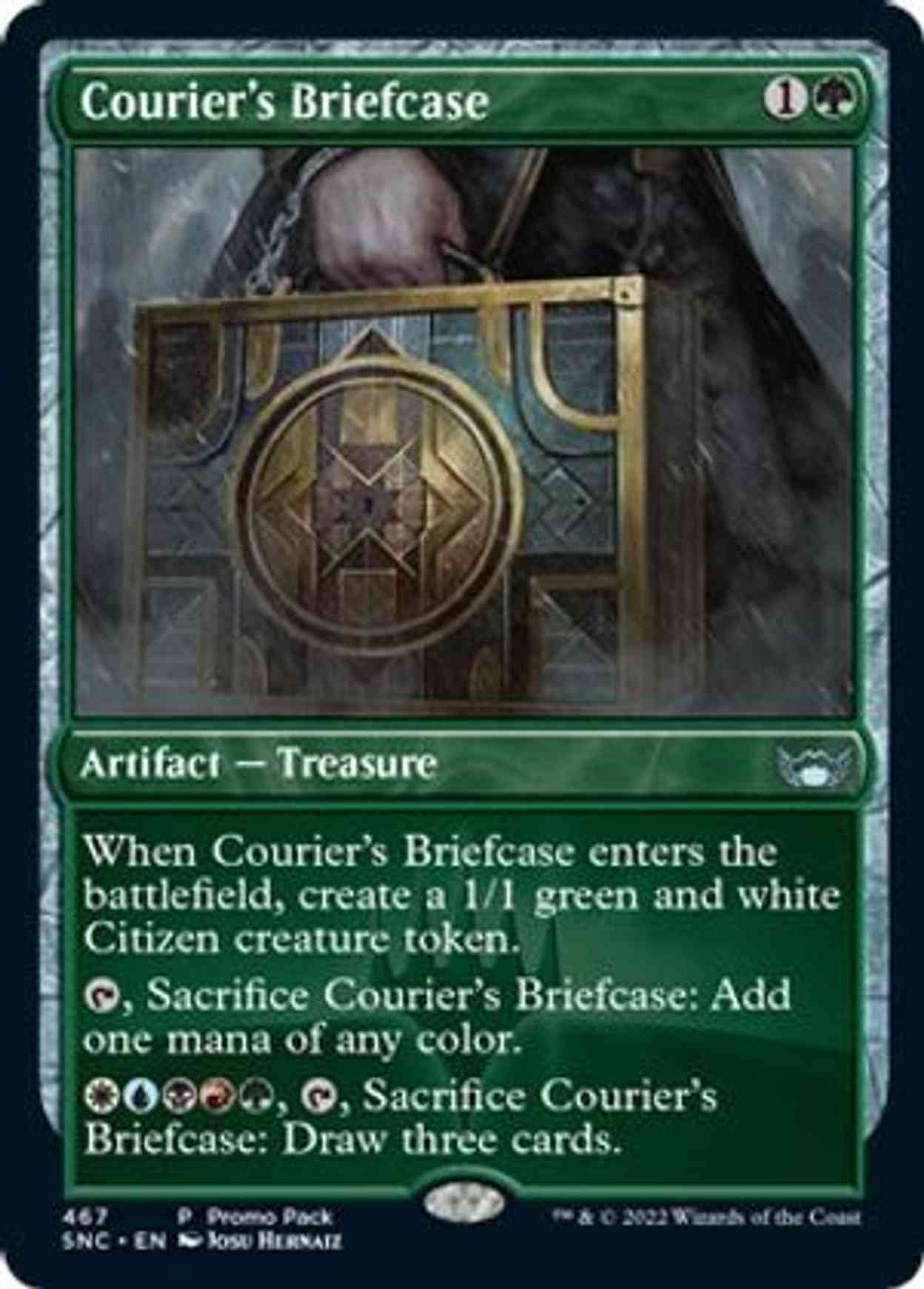 Courier's Briefcase Price from mtg Promo Pack: Streets of New Capenna