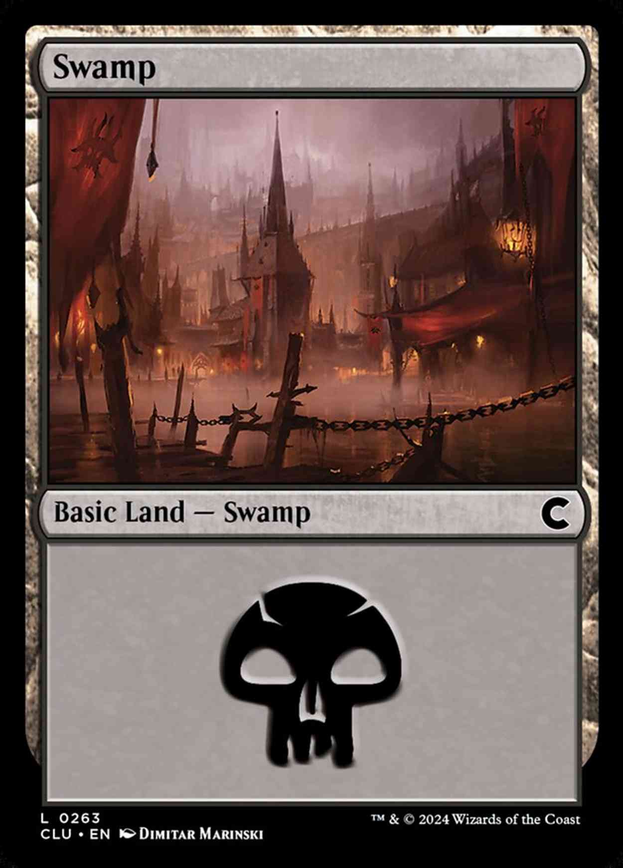 Swamp (0263) magic card front