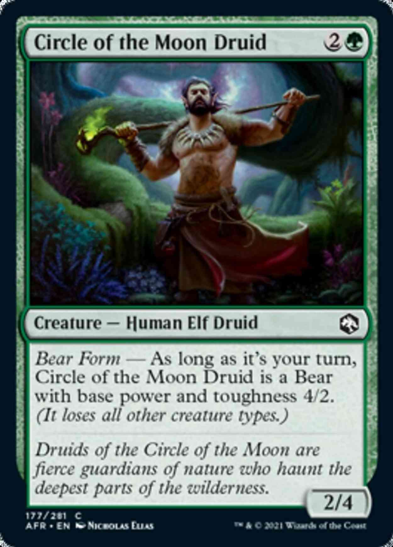 Circle of the Moon Druid magic card front