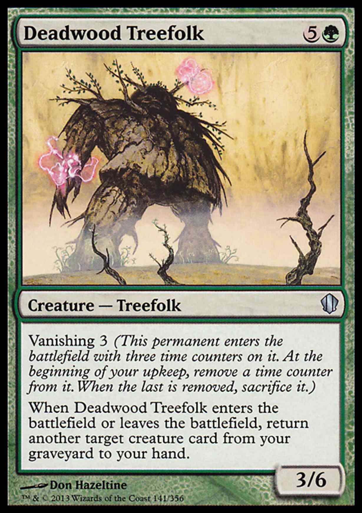 Deadwood Treefolk magic card front