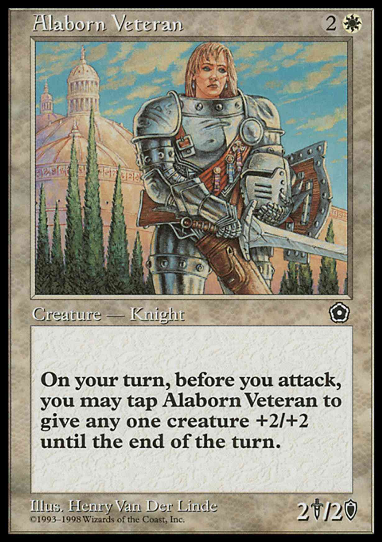 Alaborn Veteran magic card front