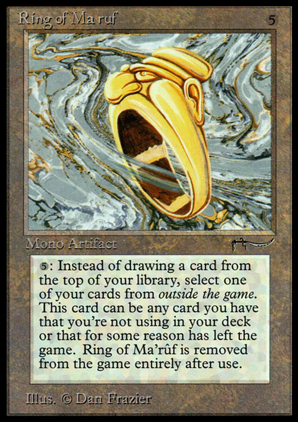 Ring of Ma'ruf magic card front