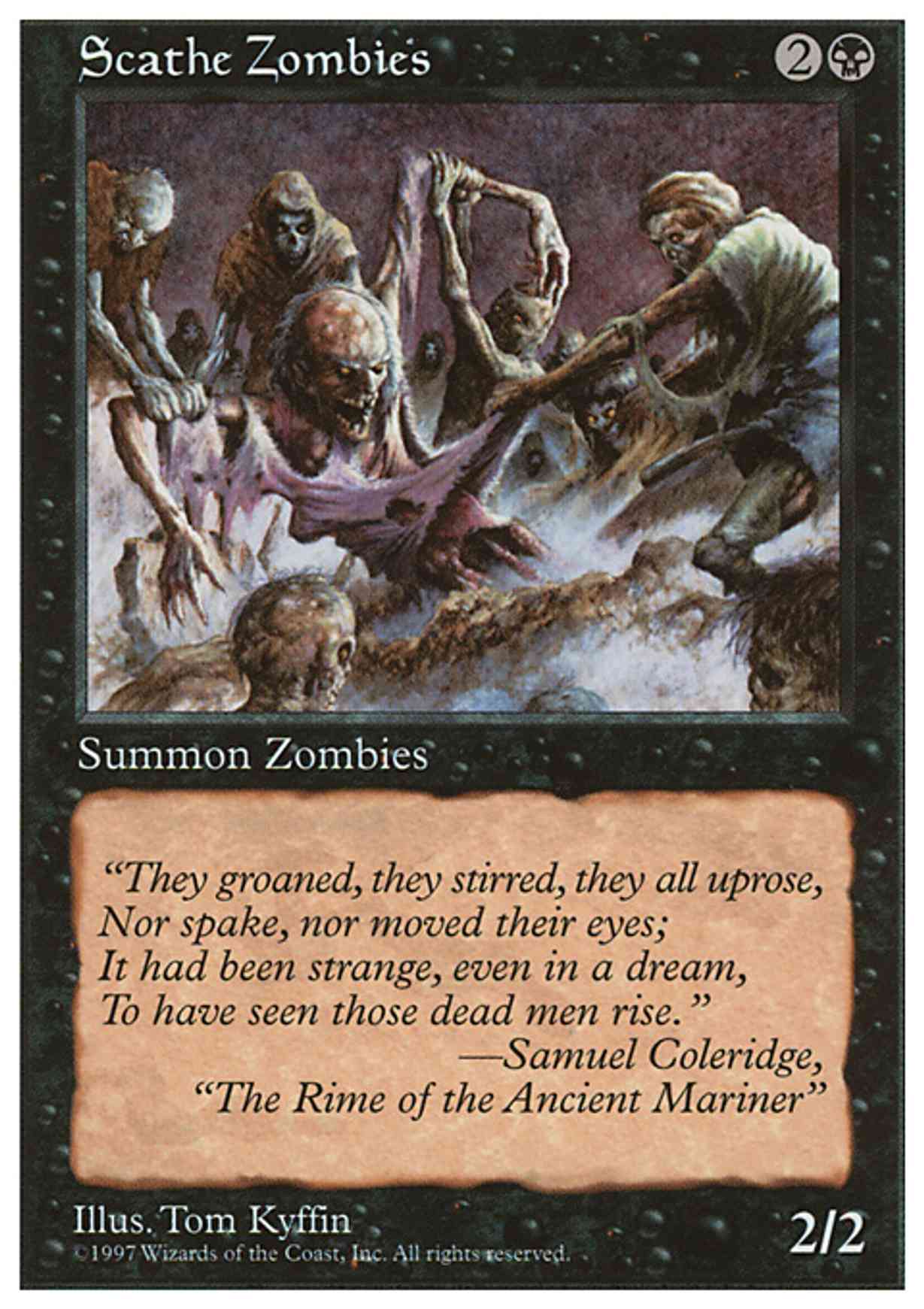 Scathe Zombies magic card front