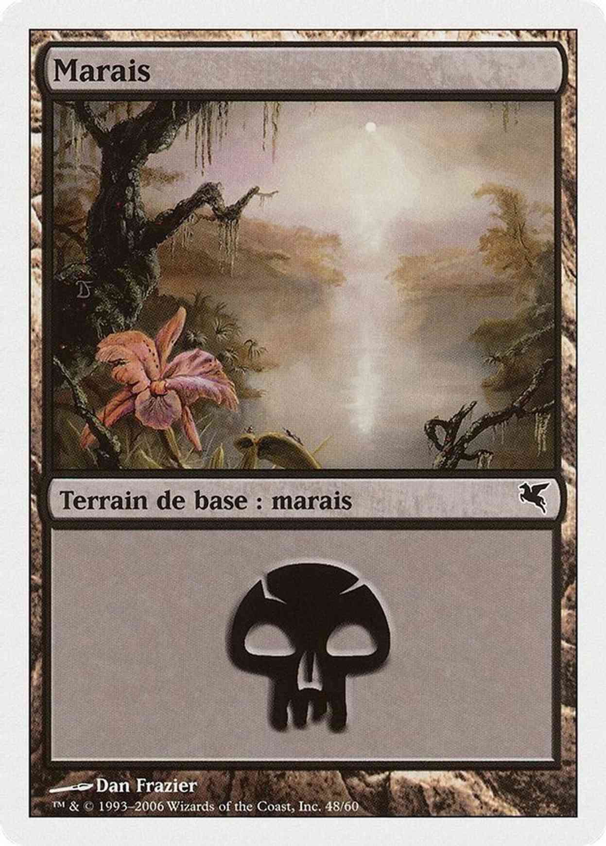 Swamp (French) - "Marais" (F48) magic card front