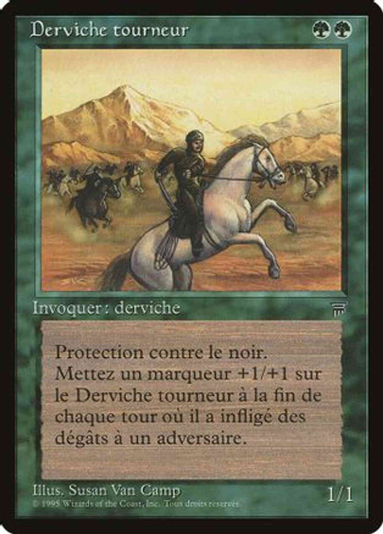Whirling Dervish (French) - "Derviche tourneur" magic card front