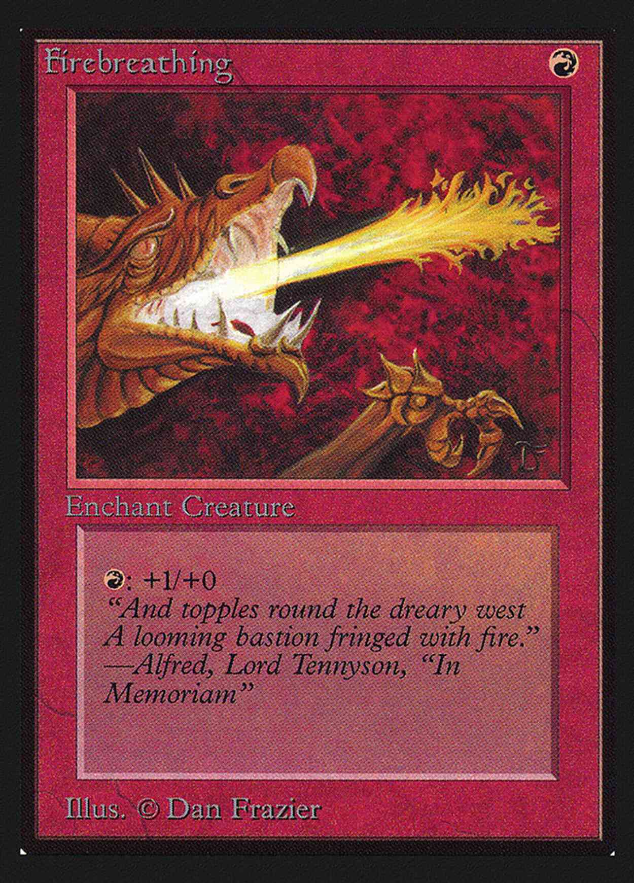 Firebreathing (CE) magic card front