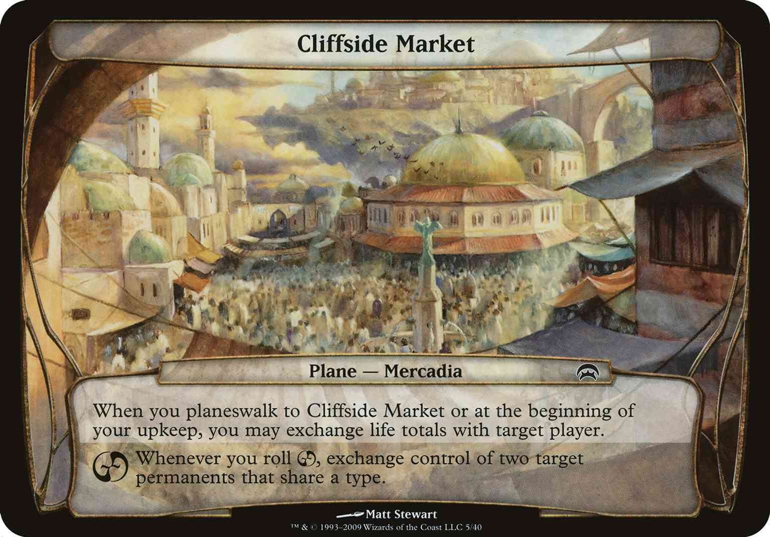 Cliffside Market (Planechase) magic card front