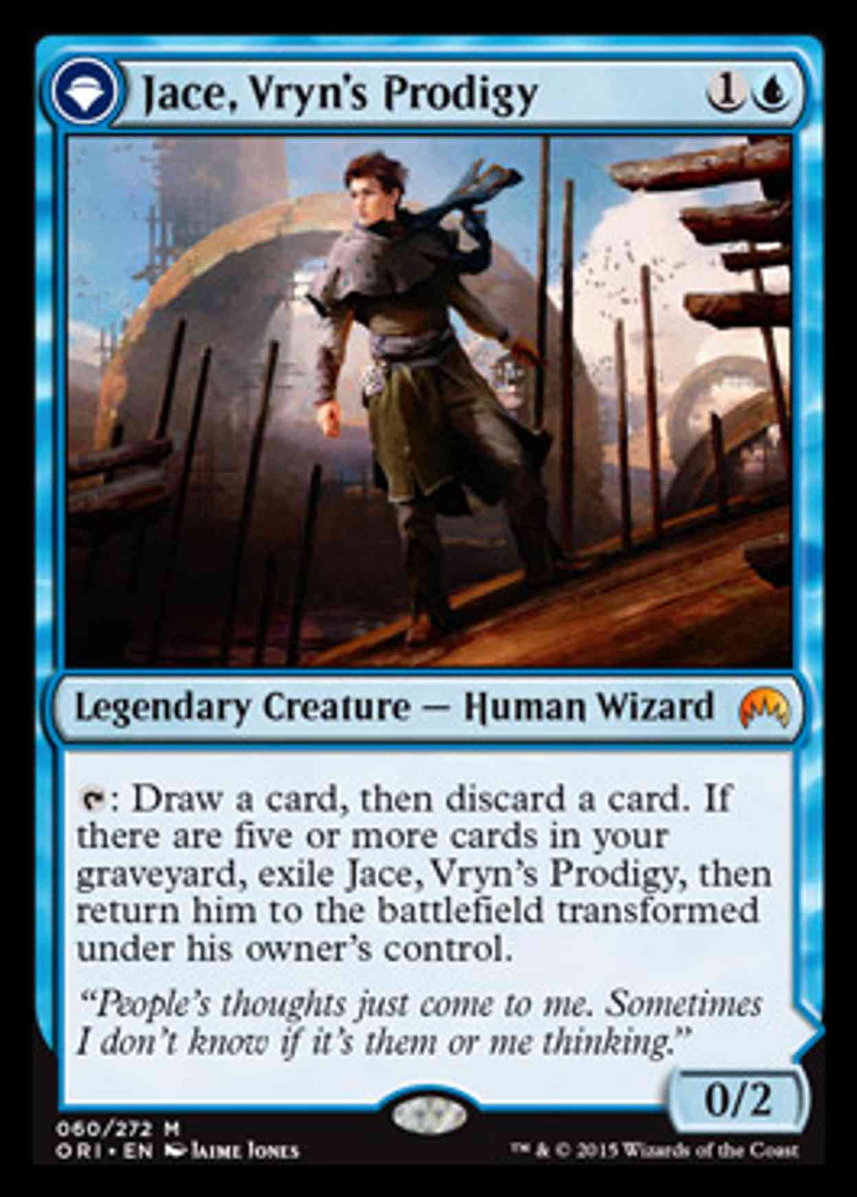 Jace, Vryn's Prodigy magic card front