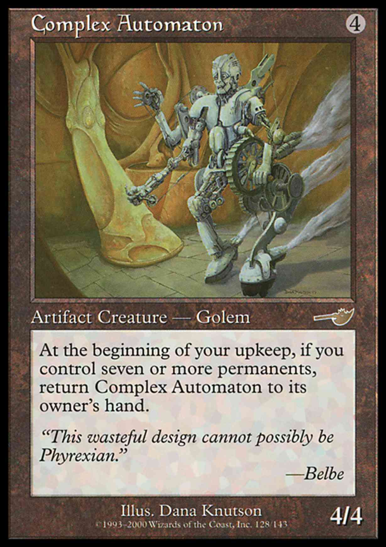 Complex Automaton magic card front