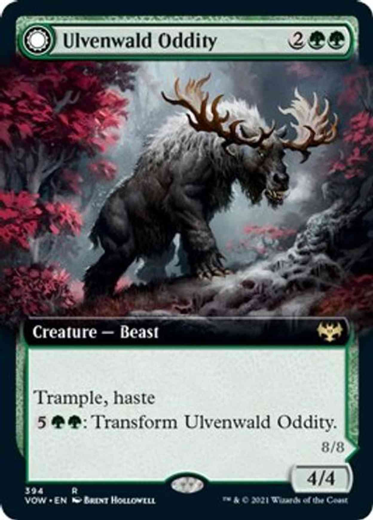Ulvenwald Oddity (Extended Art) magic card front