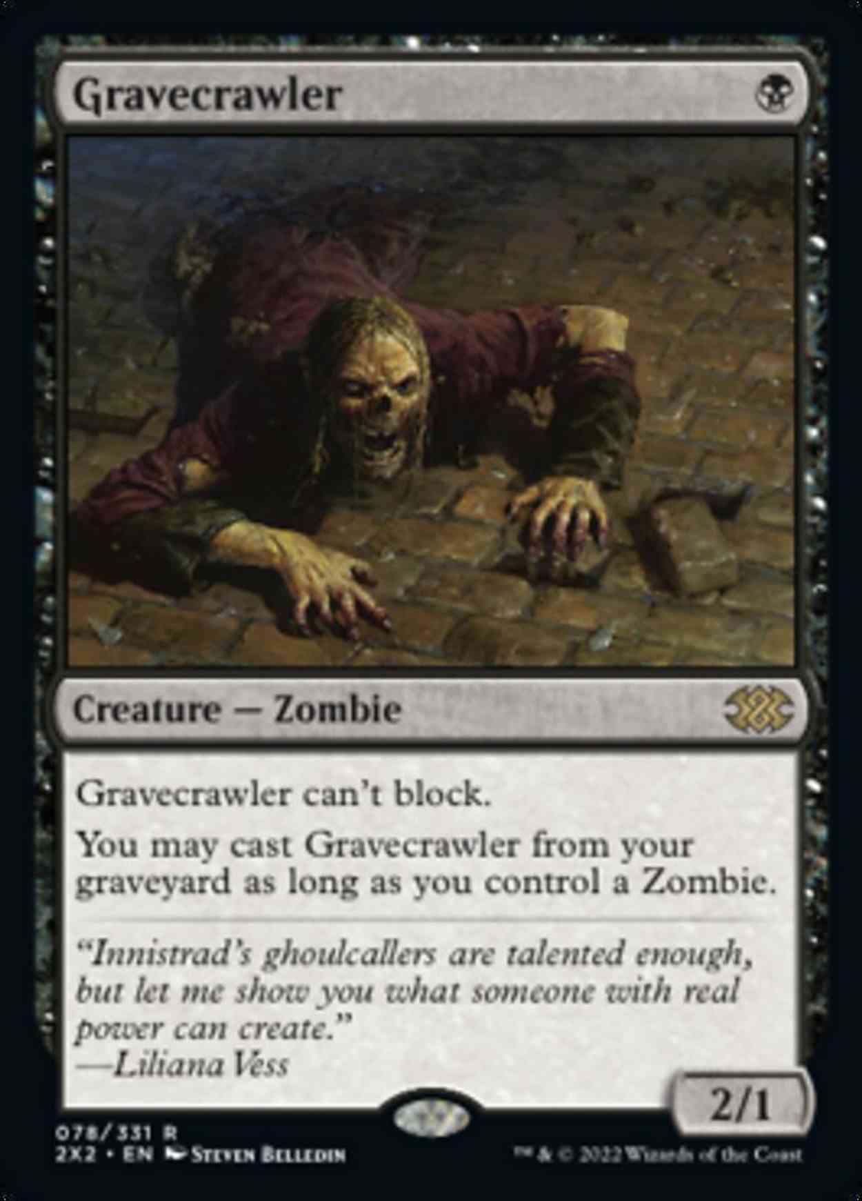 Gravecrawler magic card front