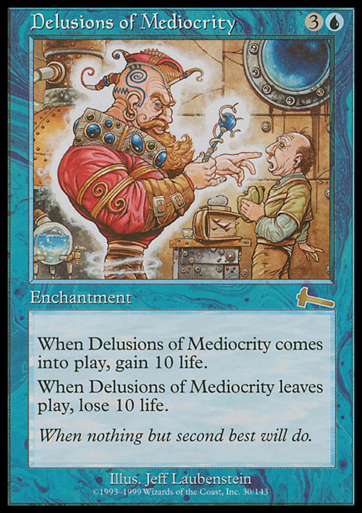 Delusions of Mediocrity magic card front