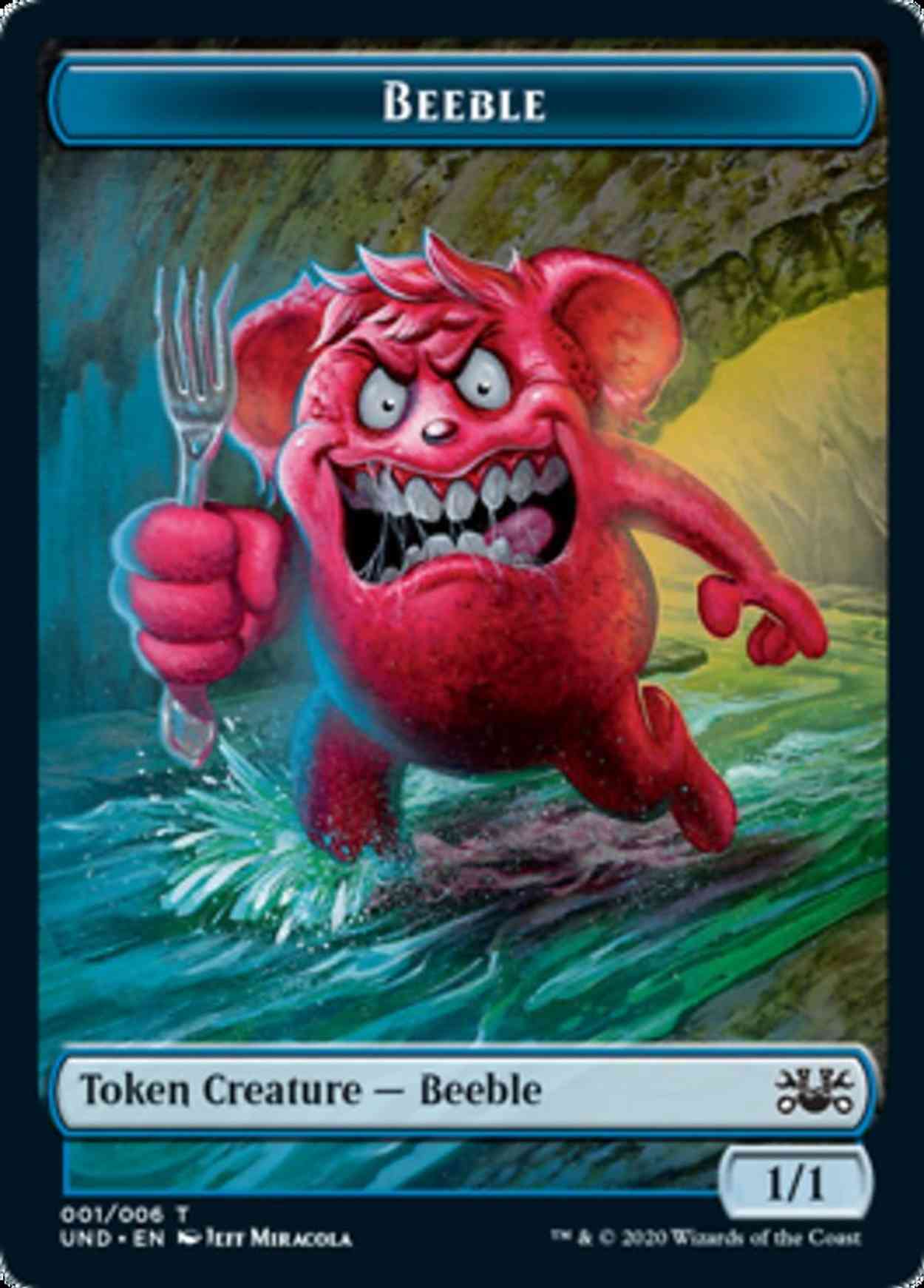 Beeble // Squirrel Double-sided Token magic card front