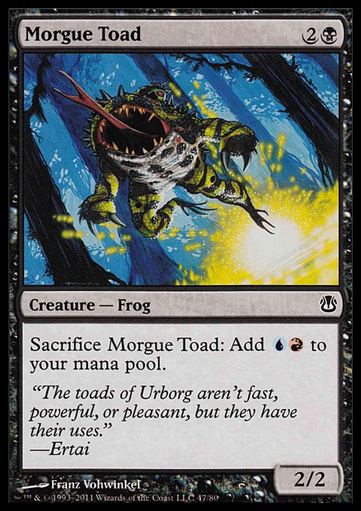 Morgue Toad magic card front