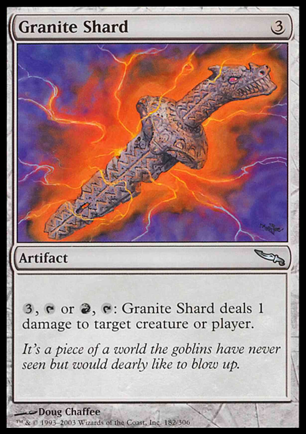 Granite Shard magic card front