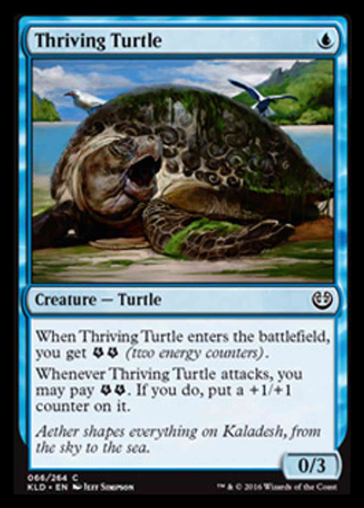 Thriving Turtle magic card front