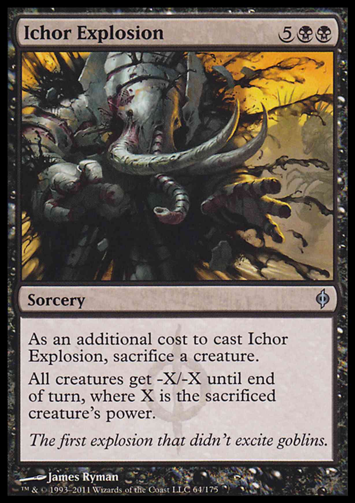 Ichor Explosion magic card front