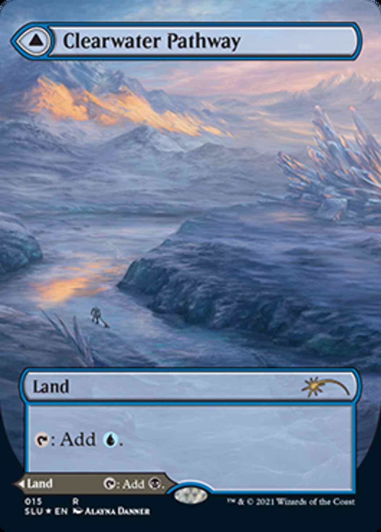 Clearwater Pathway (Borderless) magic card front