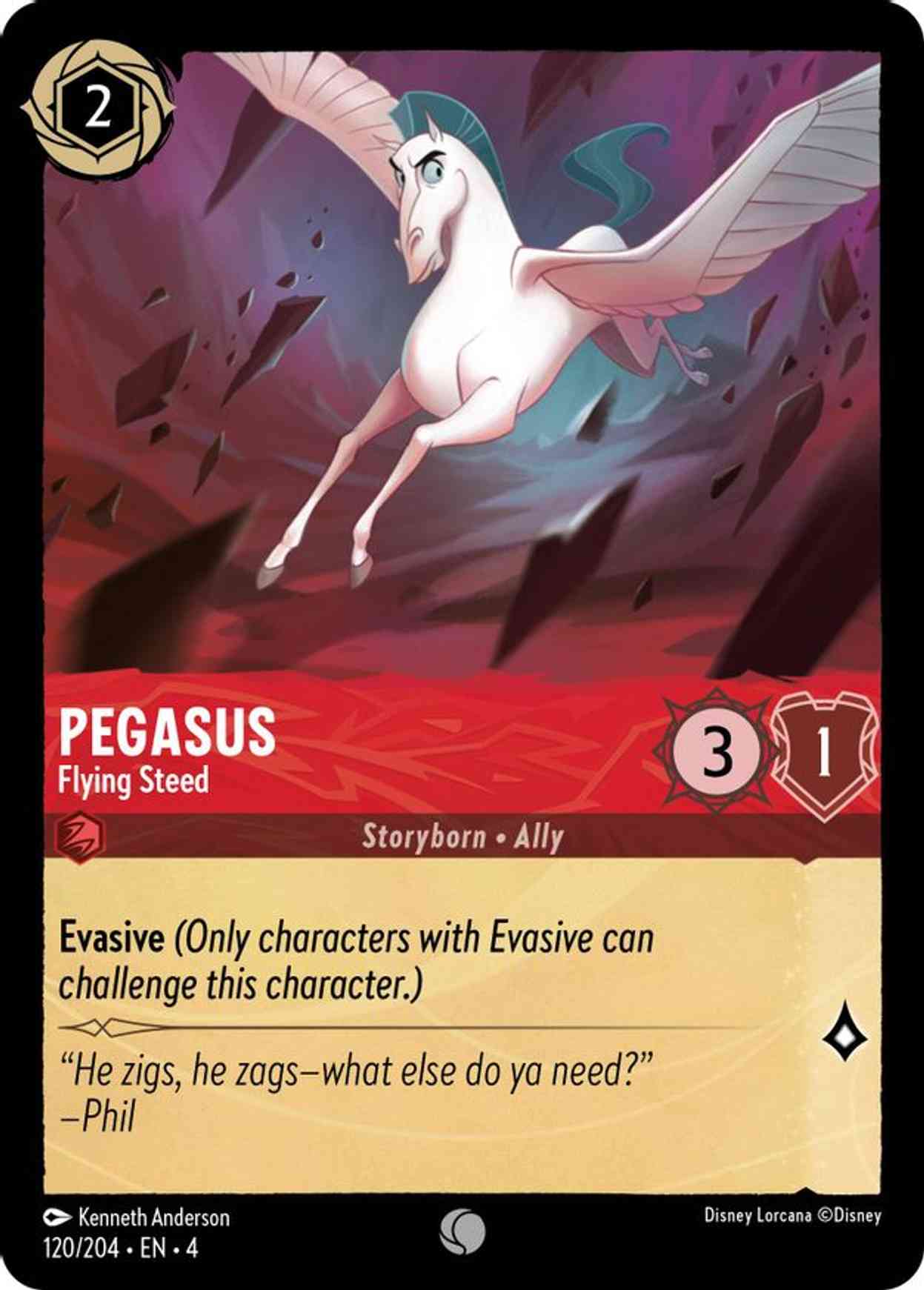 Pegasus - Flying Steed magic card front