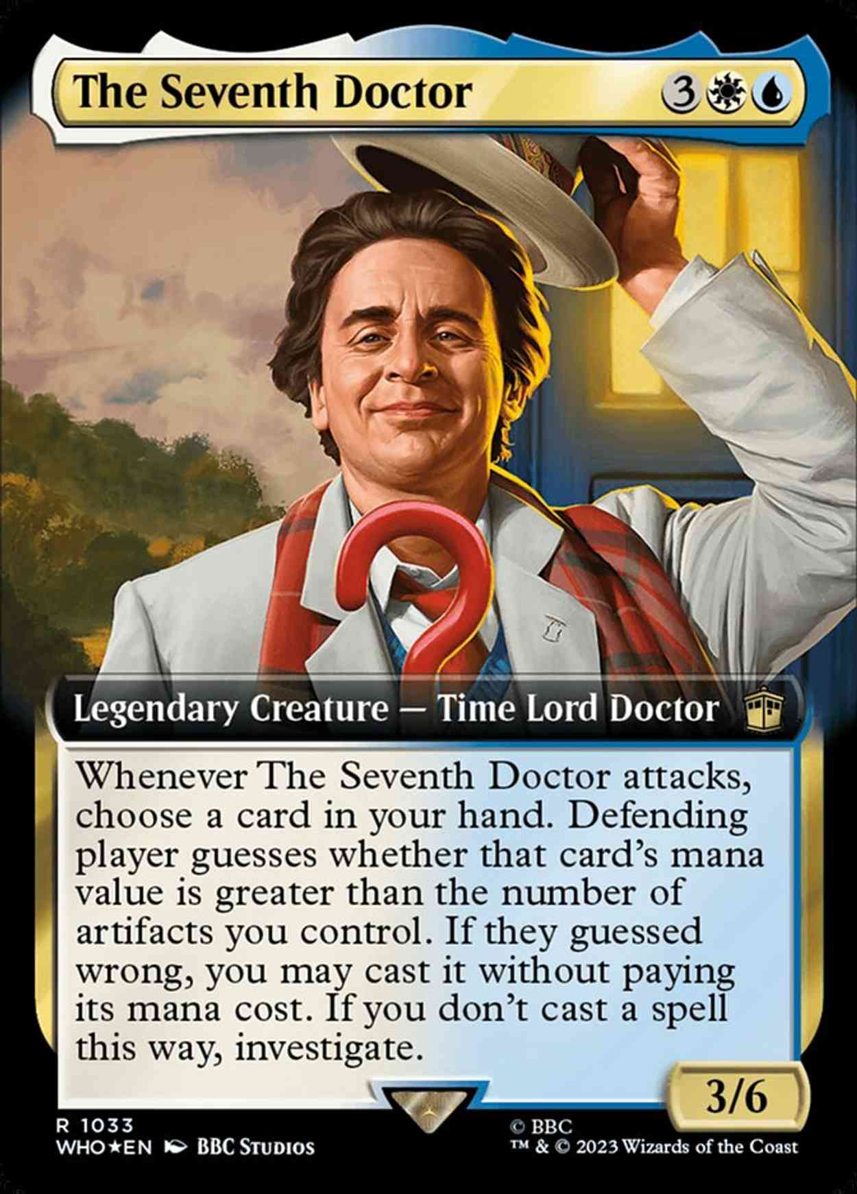 The Seventh Doctor (Extended Art) (Surge Foil) magic card front