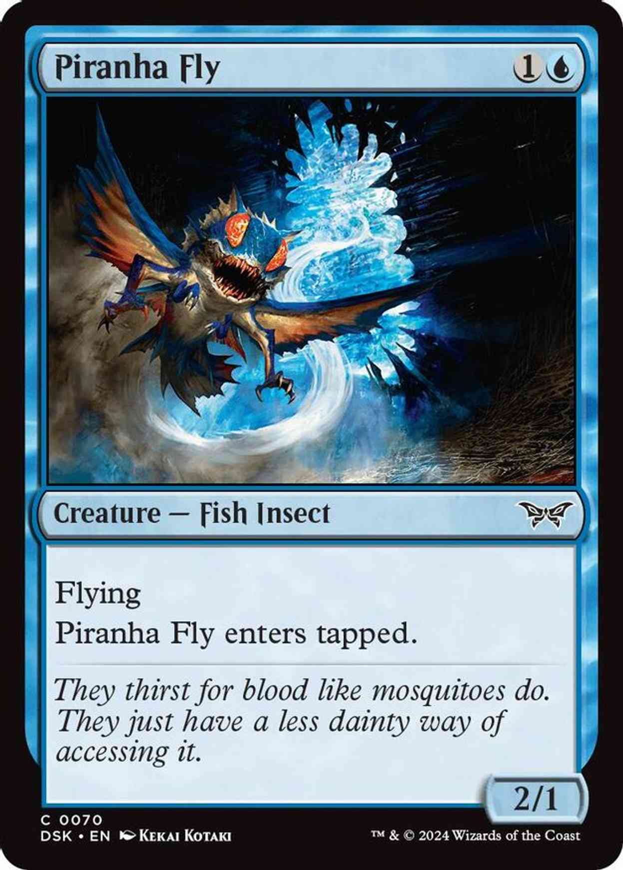 Piranha Fly magic card front