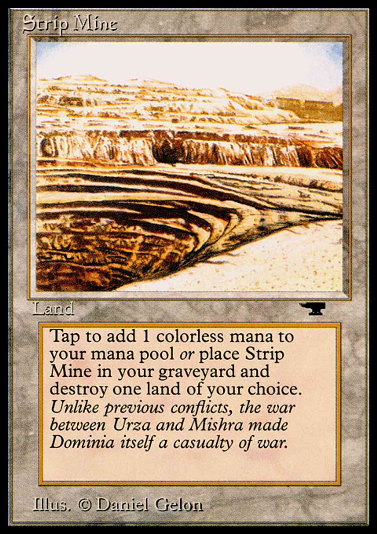 Strip Mine (Uneven Horizon) magic card front