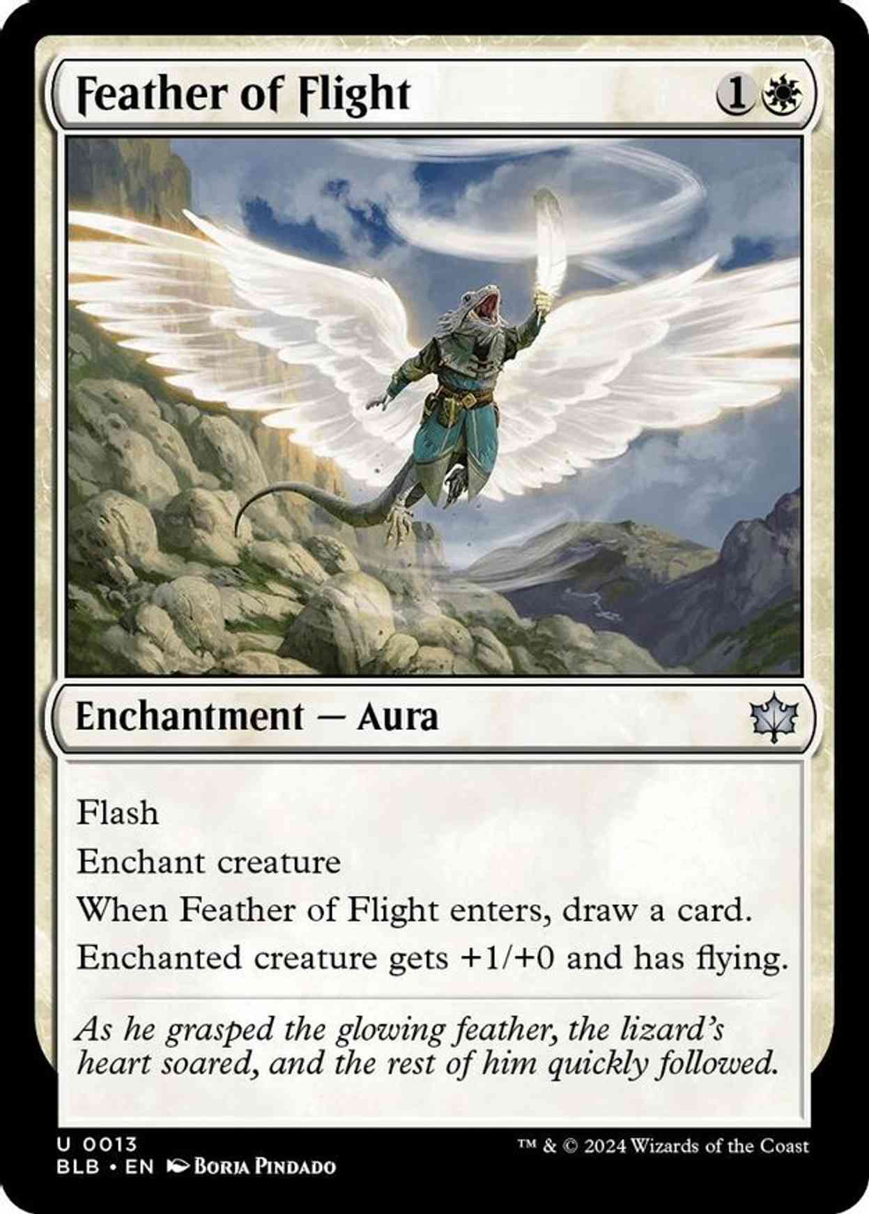 Feather of Flight magic card front