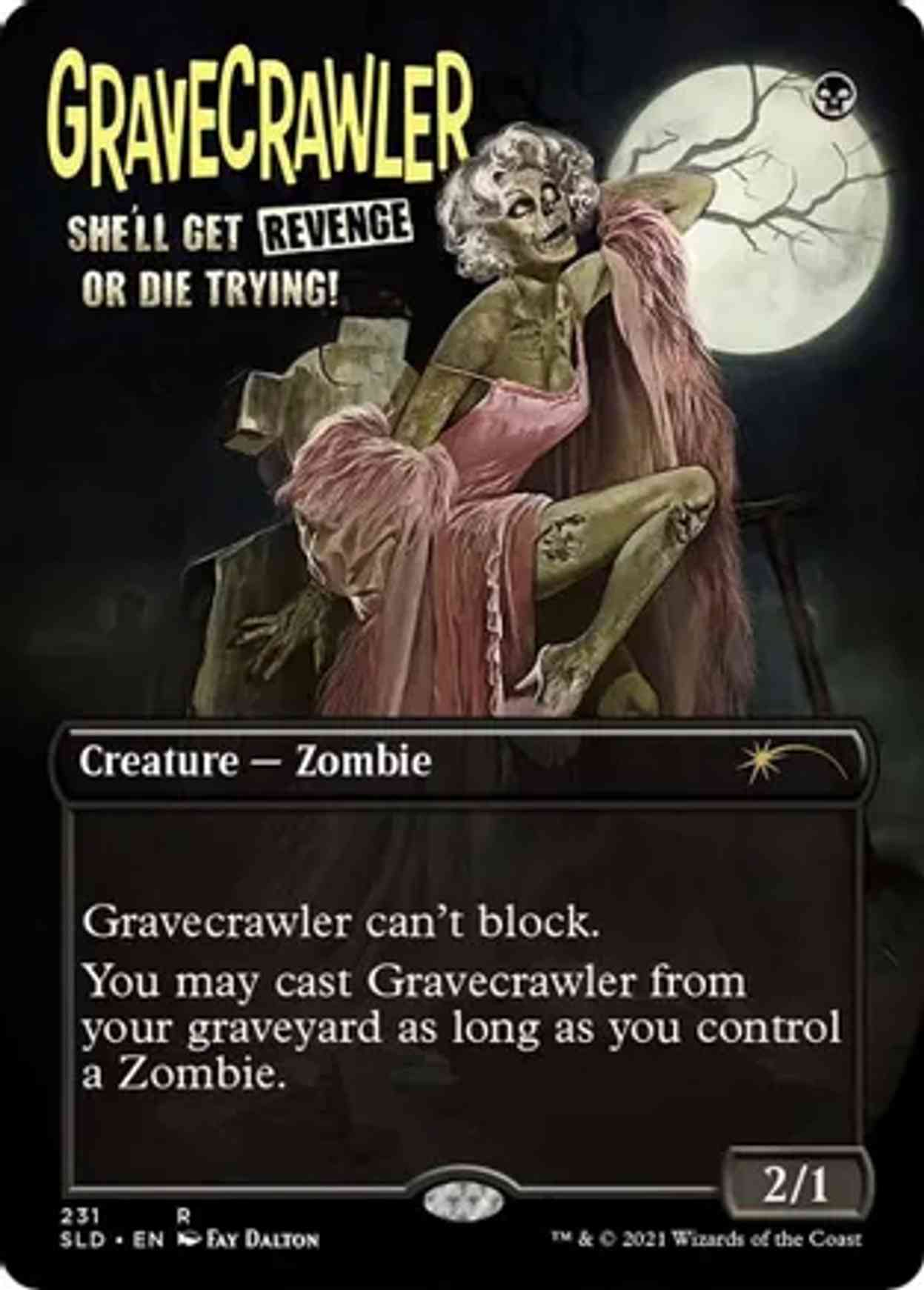 Gravecrawler magic card front