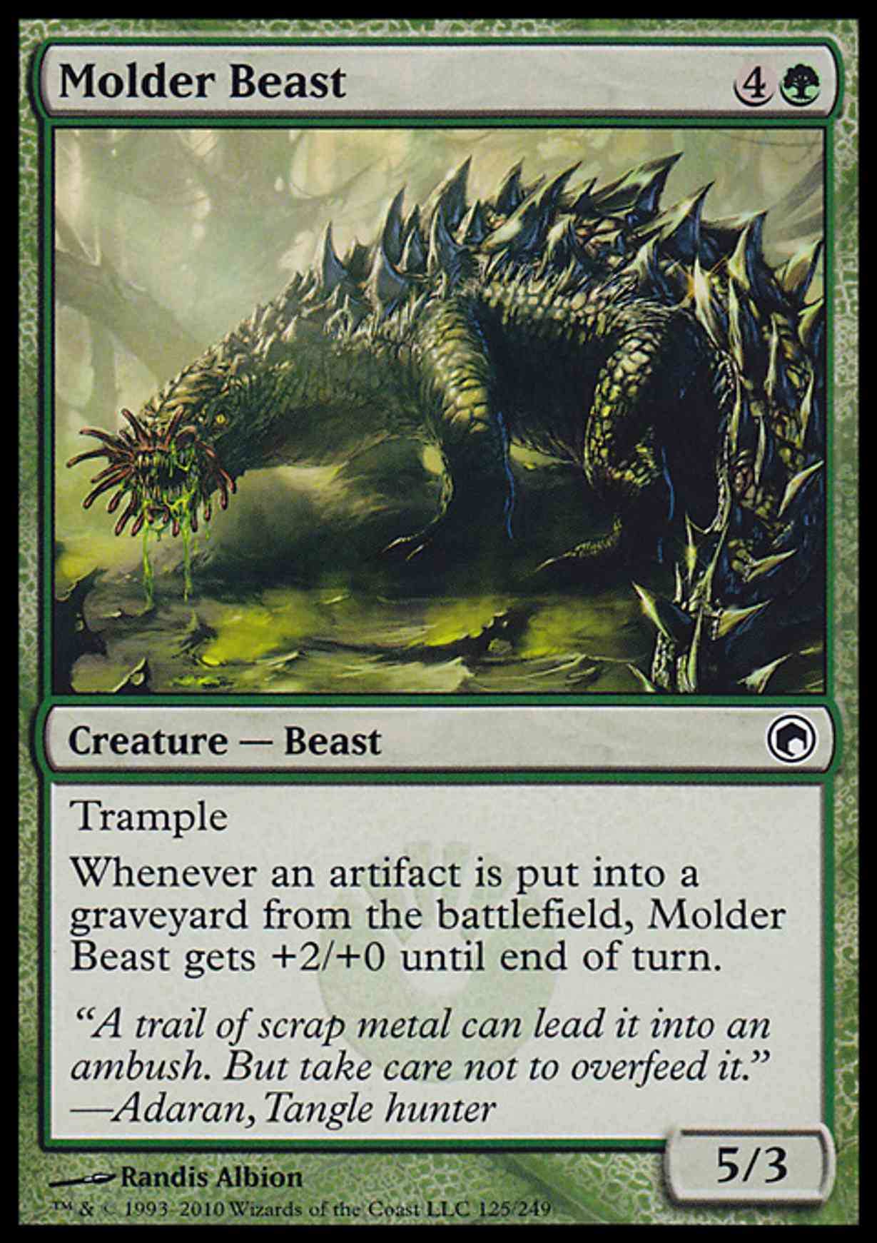 Molder Beast magic card front