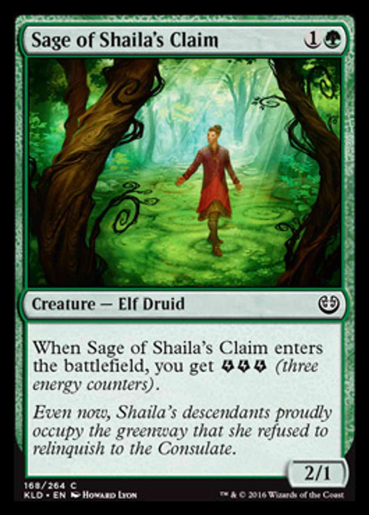 Sage of Shaila's Claim magic card front