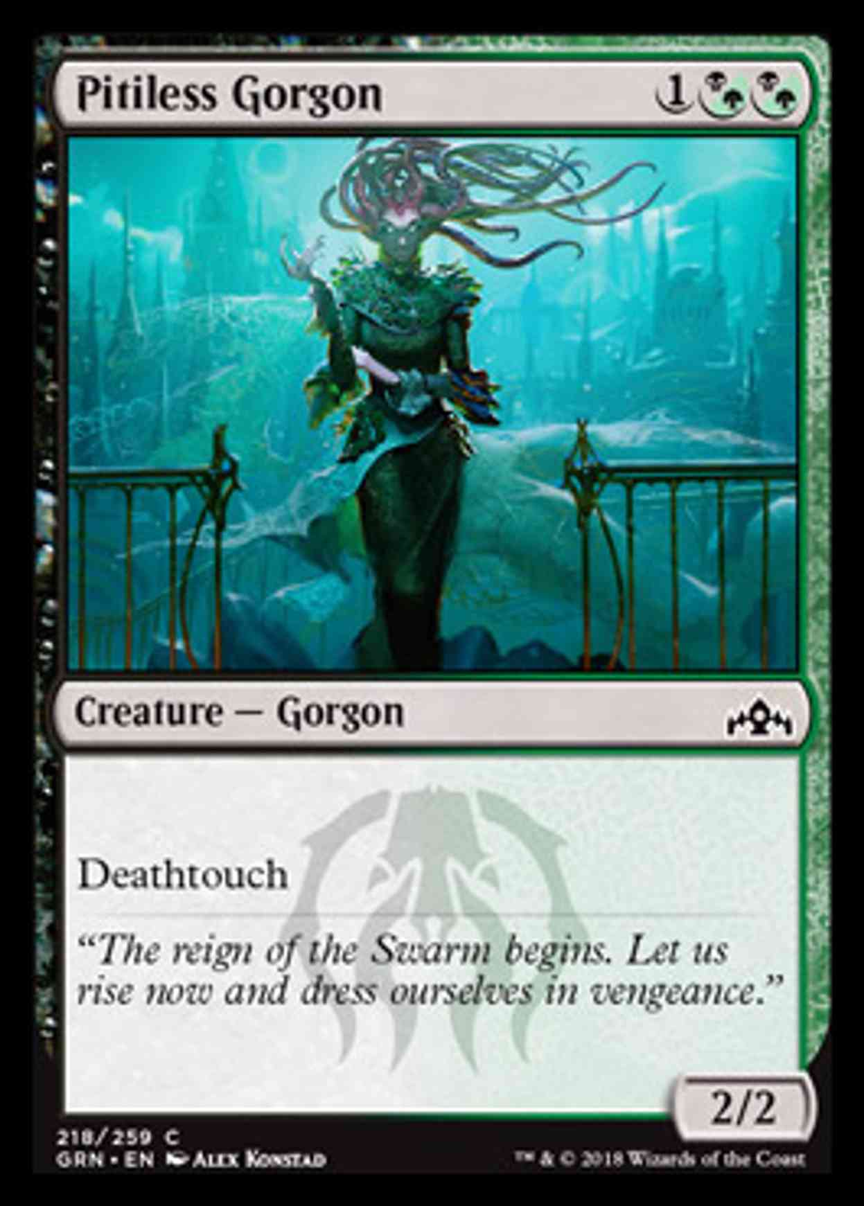 Pitiless Gorgon magic card front